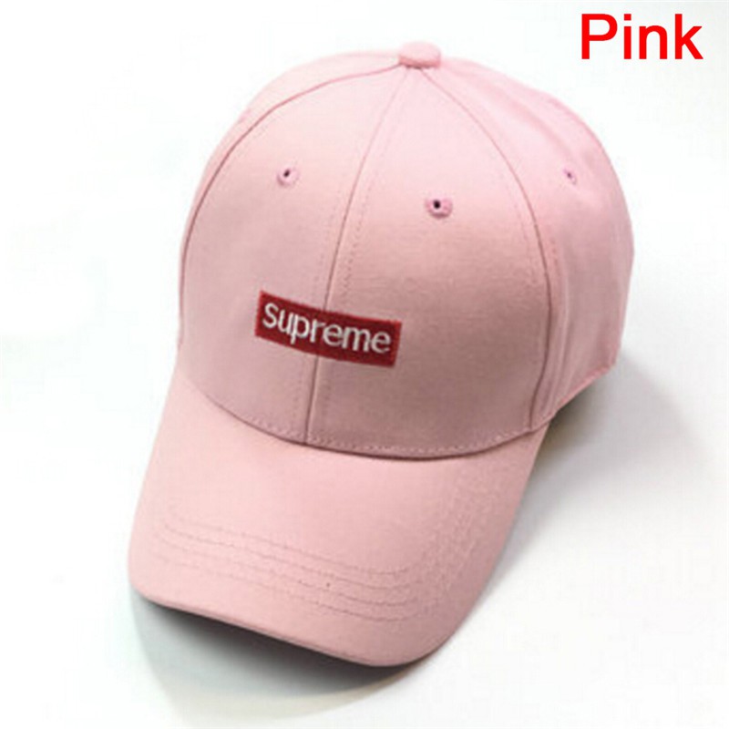 supreme pink cap