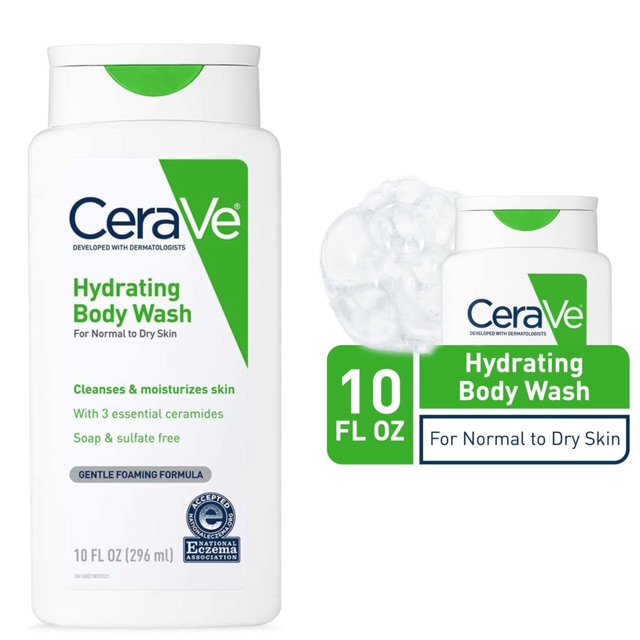 CeraVe Hydrating Body Wash 10 fl. oz. Shopee Philippines