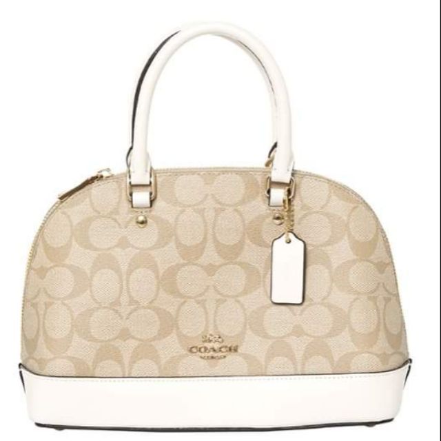 white coach bag