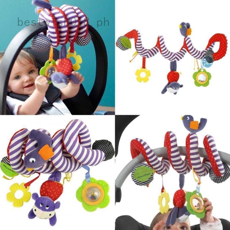 car seat spiral toy