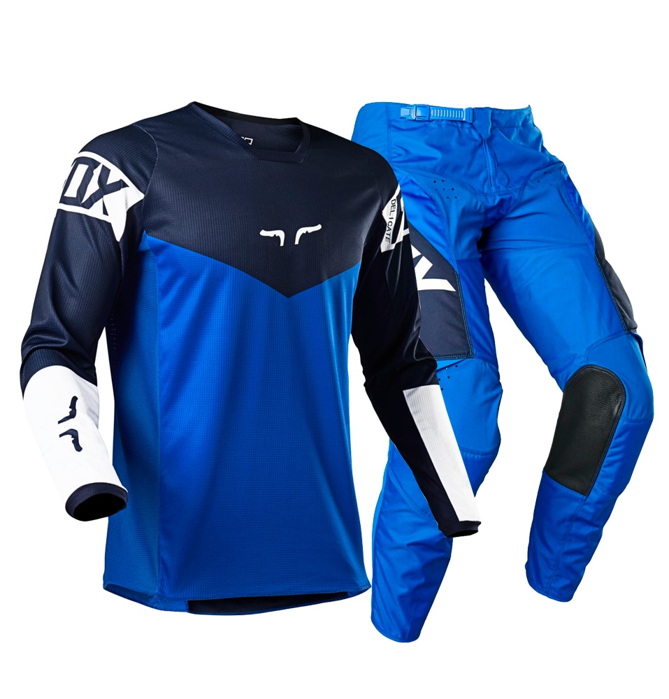blue motocross gear