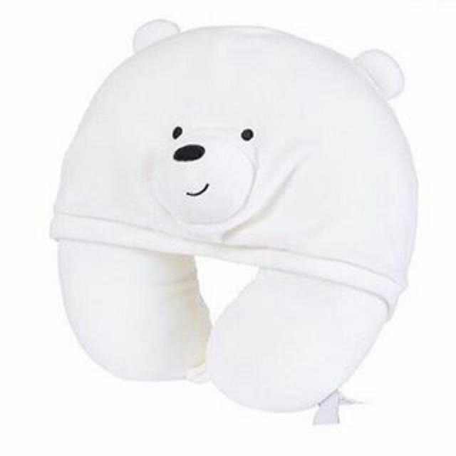 we bare bears neck pillow miniso