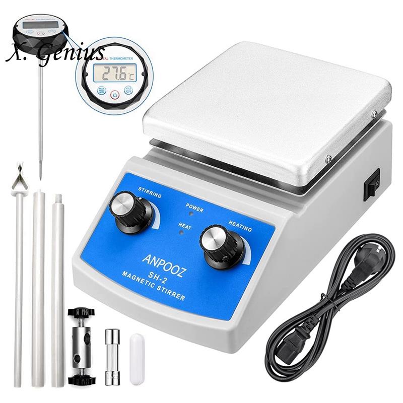 Magnetic Stirrer Hot Plate with Thermometer,2000ML Mixing Capacity ...