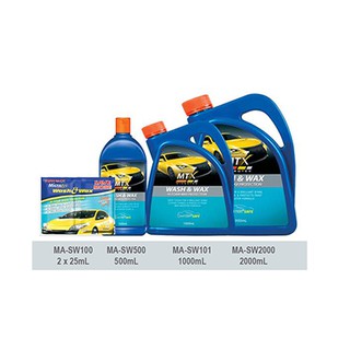 Microtex (MTX) Car Shampoo Wash & Wax 1L MA-SW101 | Shopee Philippines