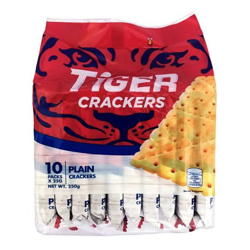 Tiger Plain/Ensaymada Flavored Crackers 10 x 25g Shopee Philippines
