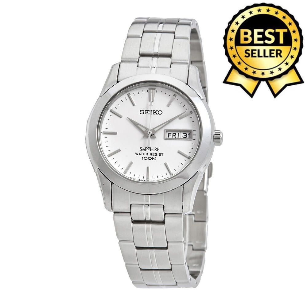 Seiko Sapp SGG Expensive Day & Date Water Resist Auto Hand Movement Silver  White Stainless Steel Wom | Shopee Philippines