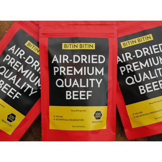 (Ready to Eat, way better than Beef Jerky) Bitin Bitin - Air-Dried Premium Quality Beef