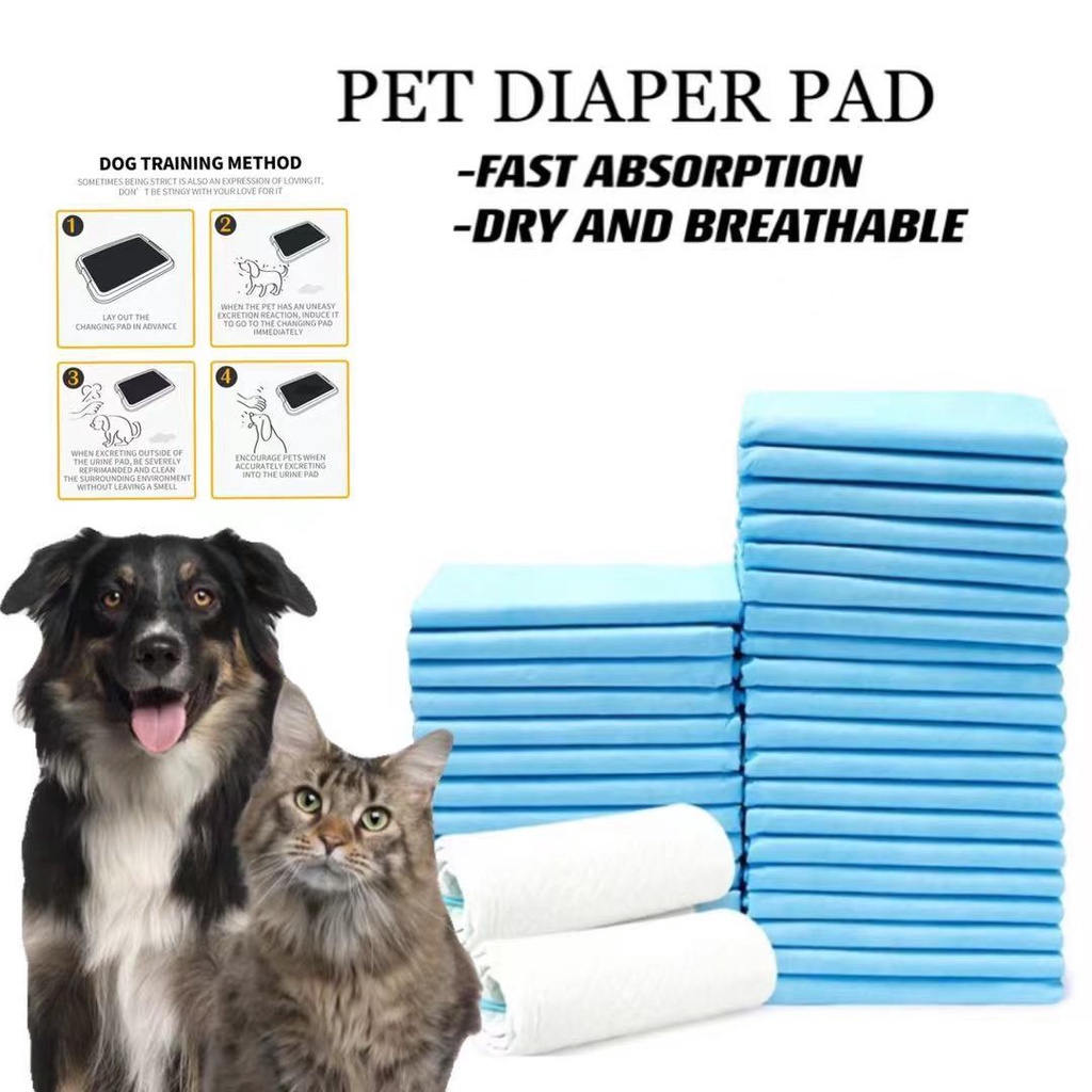 40pcs/set Pet Diaper Dog Pee Training Pad Pee Pads Dog Training Pads