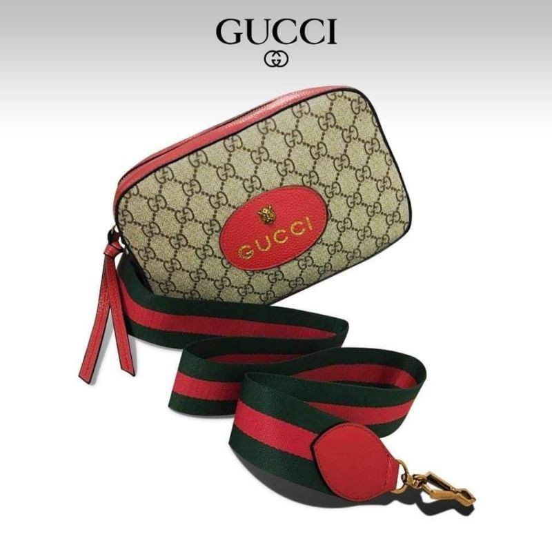 red gucci side bag