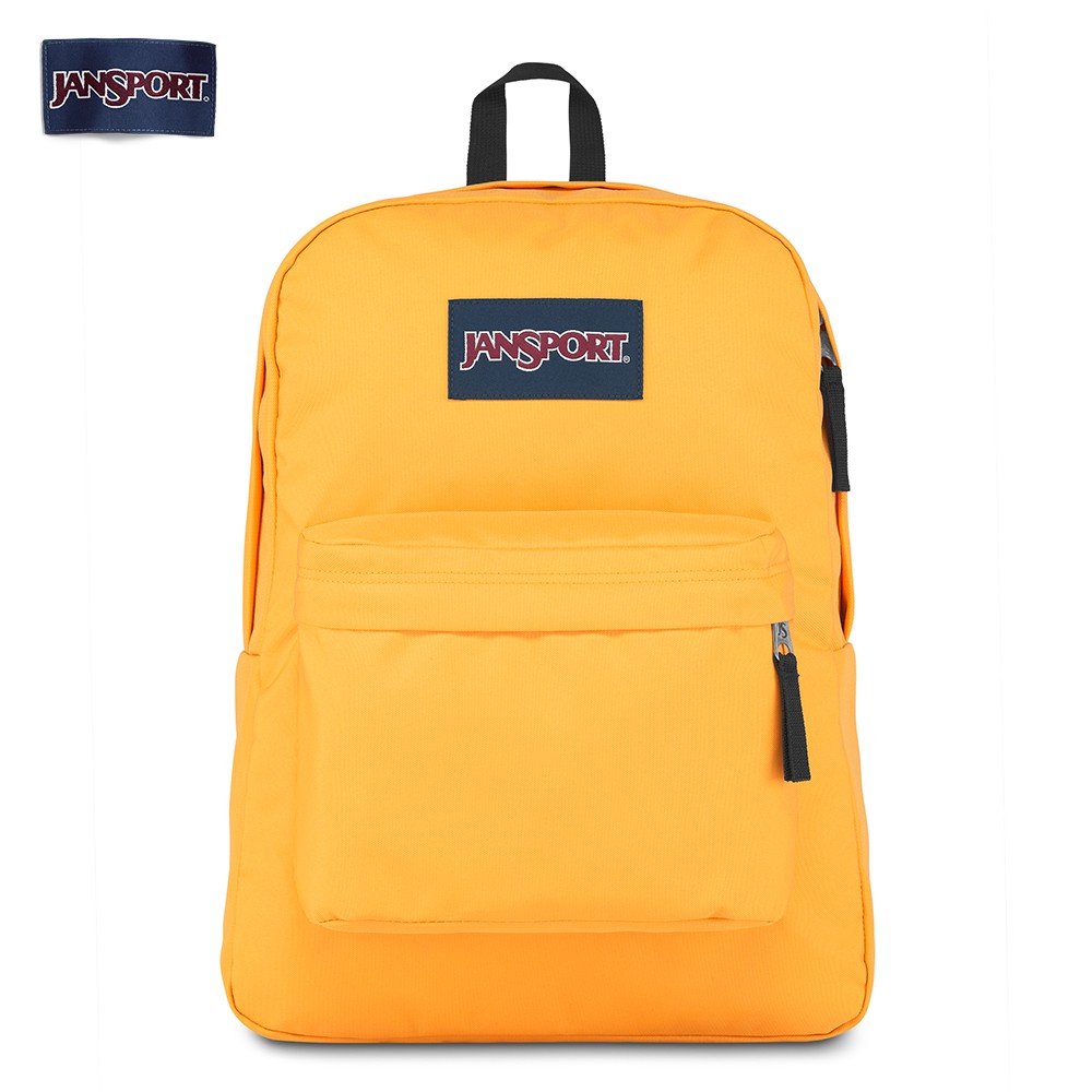 jansport big student backpack yellow