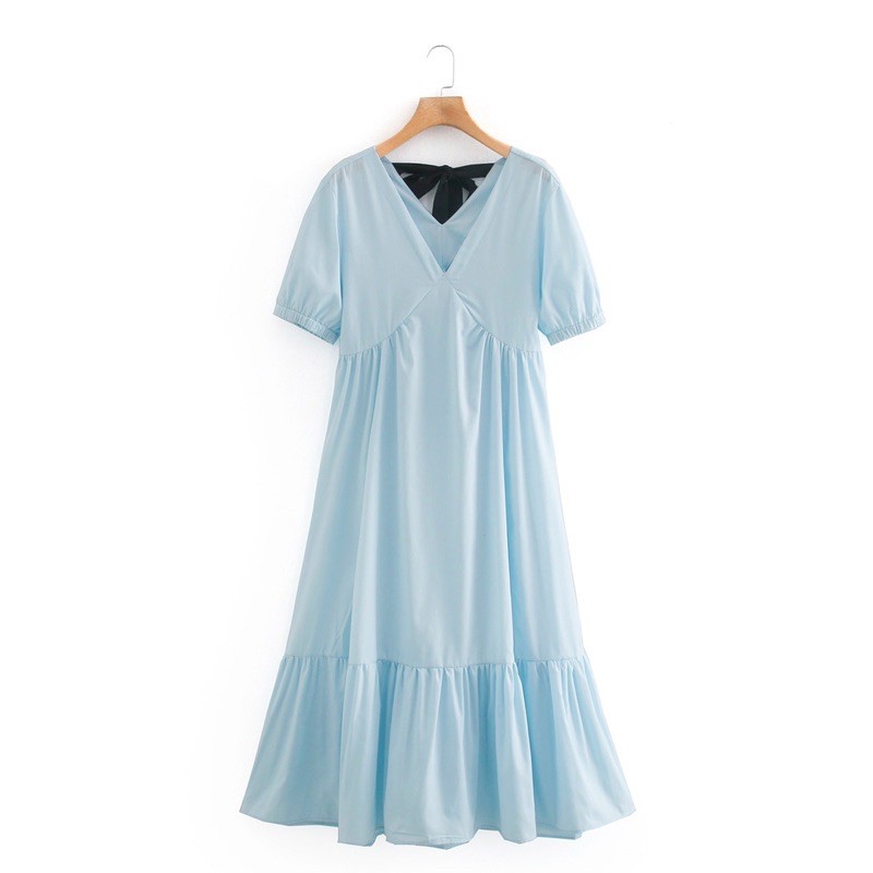 zara baby blue dress