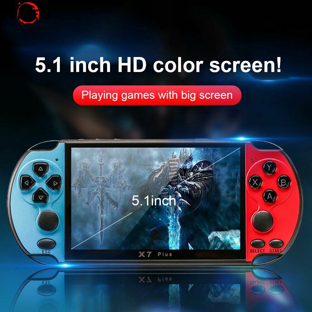 X7 Plus 5 1 Quot 8gb Retro Psp Game Consoles Handheld Portable Games Console Ps Shopee Philippines