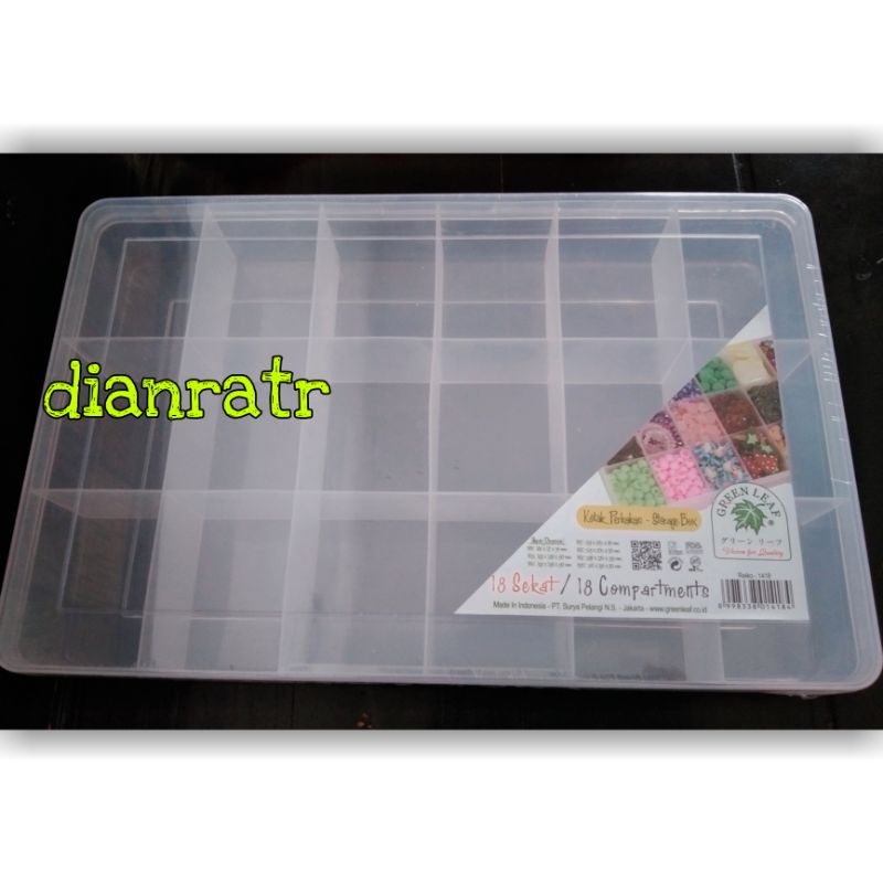 18 Grid Permanent Storage Box (Medium) Shopee Philippines