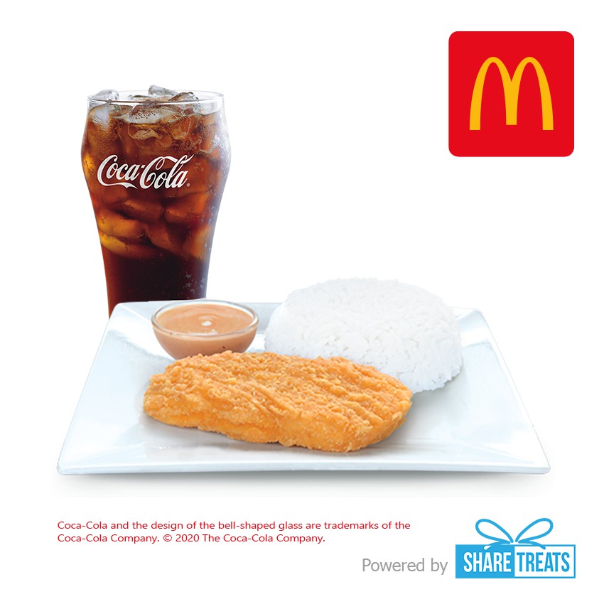 Mcdonald S Mccrispy Chicken Fillet With Rice Meal Sms Evoucher Shopee Philippines