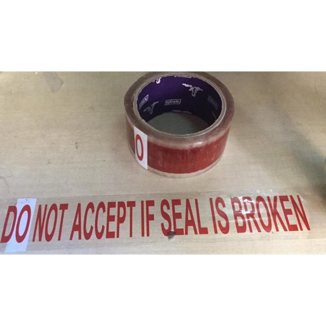 Do not accept if seal is broken, Fragile , Handle with care Shopee