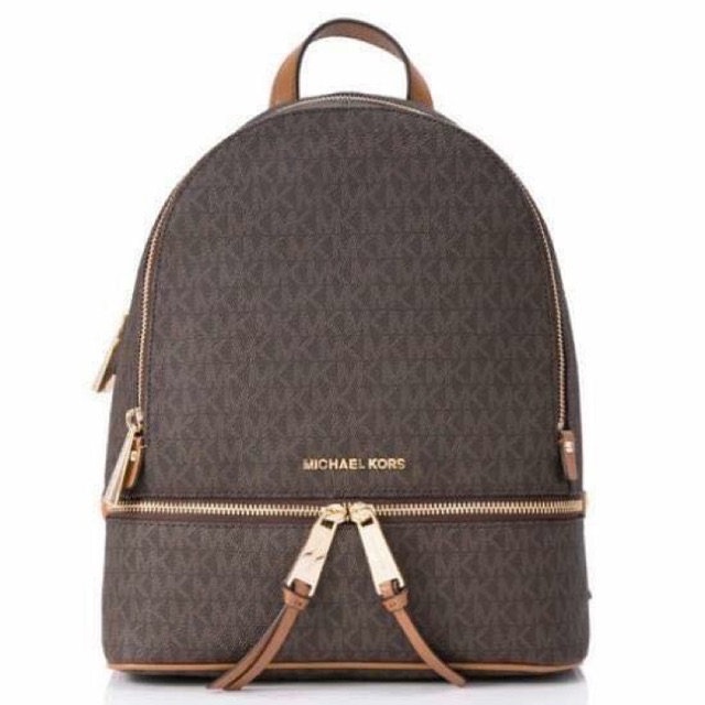 michael kors glossy backpack