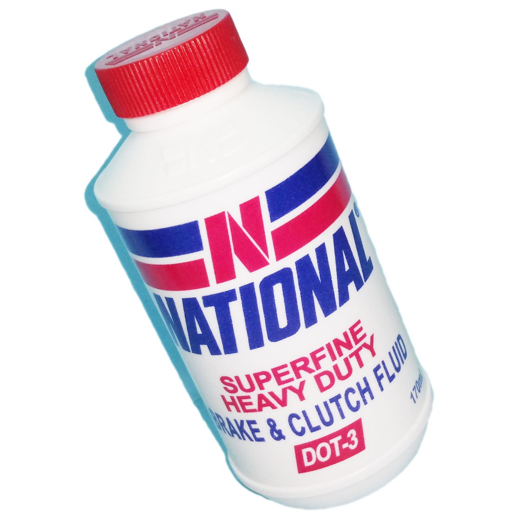 NATIONAL BRAKE & CLUTCH FLUID ( 170 ML ) SUPERFINE HEAVY DUTY DOT3 BRAKE FLUID Shopee Philippines