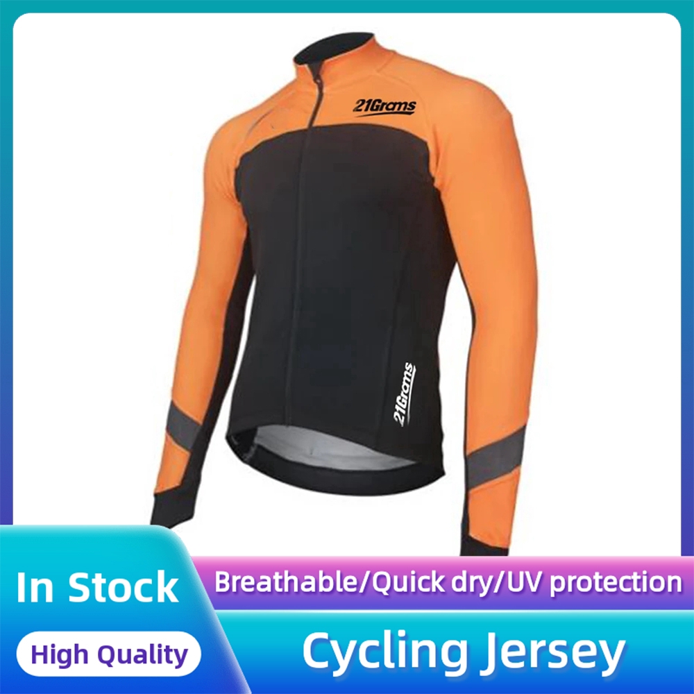 orange and black cycling jersey