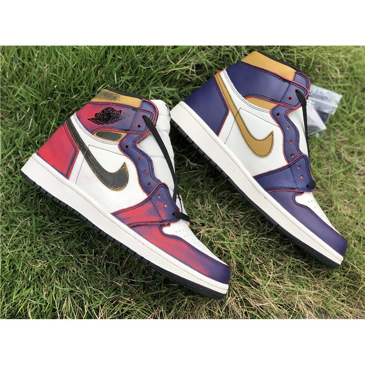 jordan 1 og defiant lakers