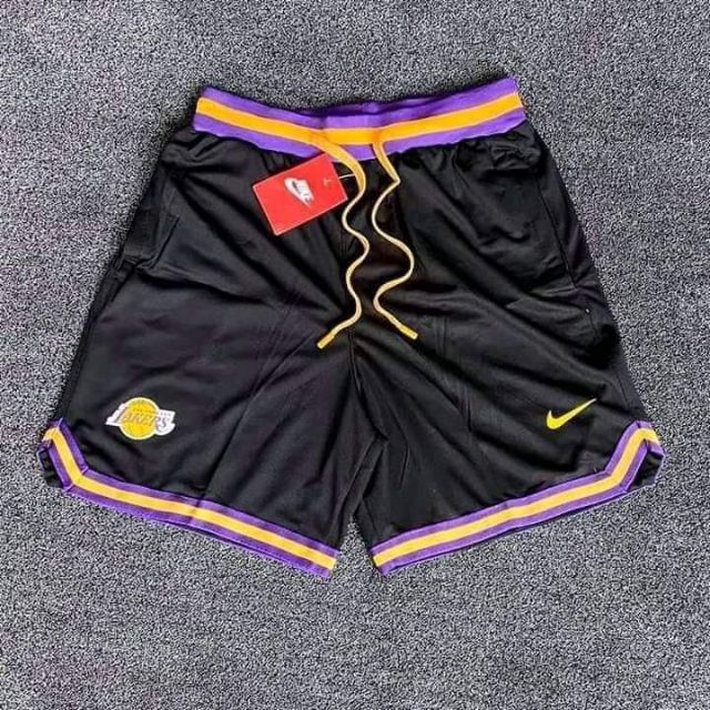 lakers dri fit shorts