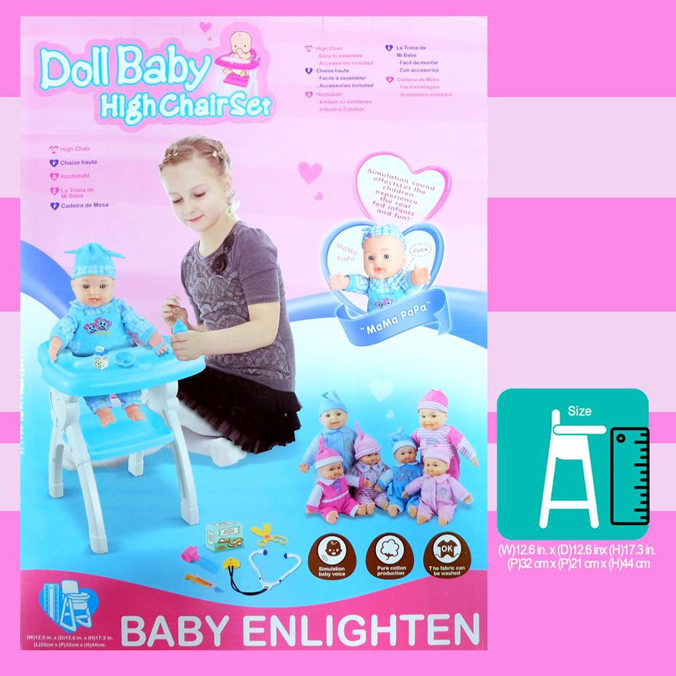 dolls 3 in 1 highchair