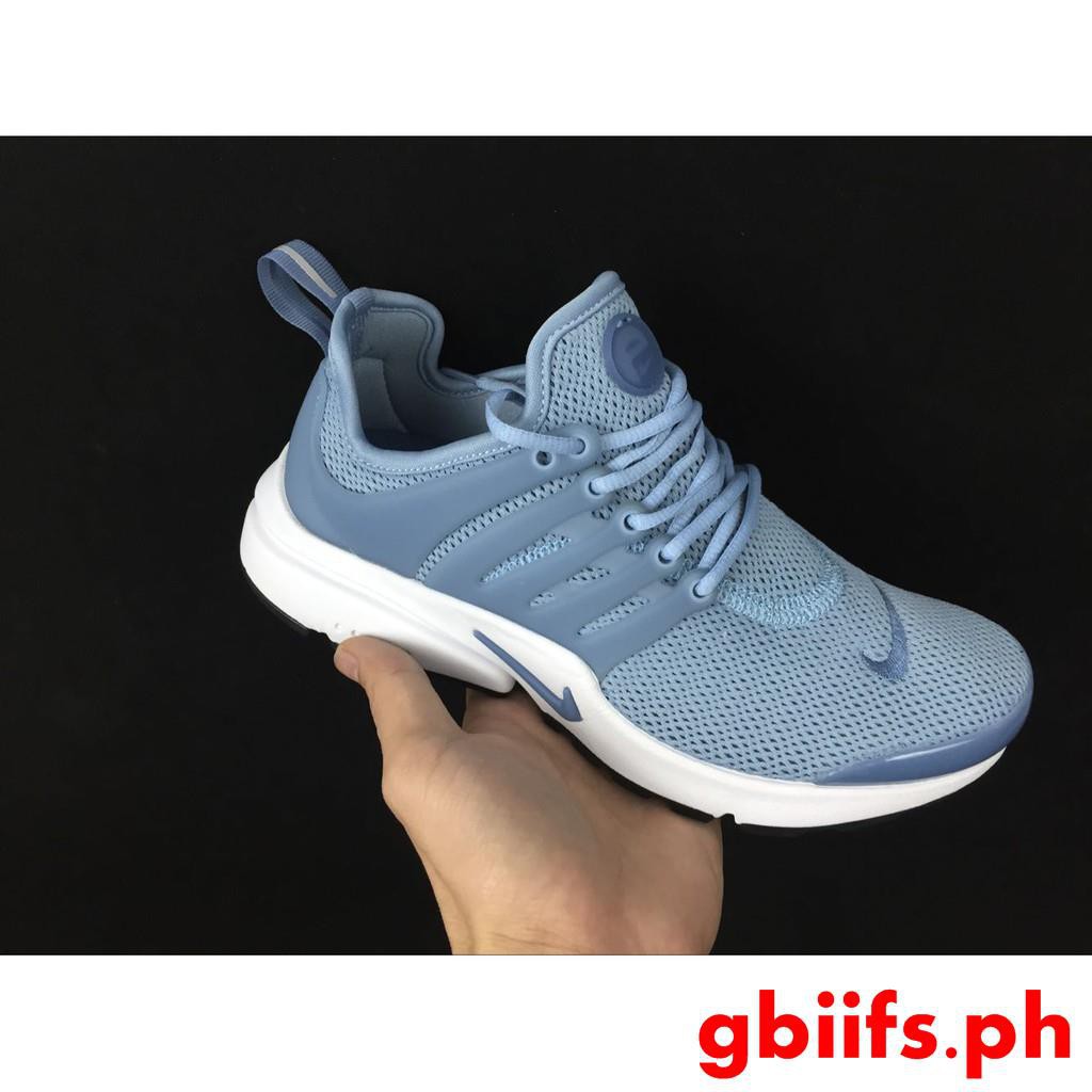 light blue mesh sport shoes