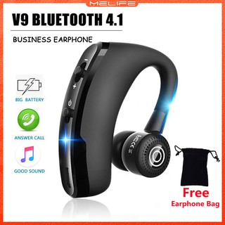 V9 Wireless Bluetooth 4.1 Earphone Business Sport Headphone with Mic