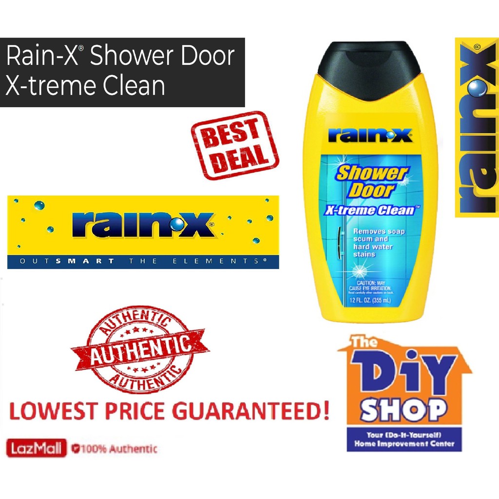 RainX Shower Door Xtreme Clean 12 oz rainx rain x rainx Shopee Philippines