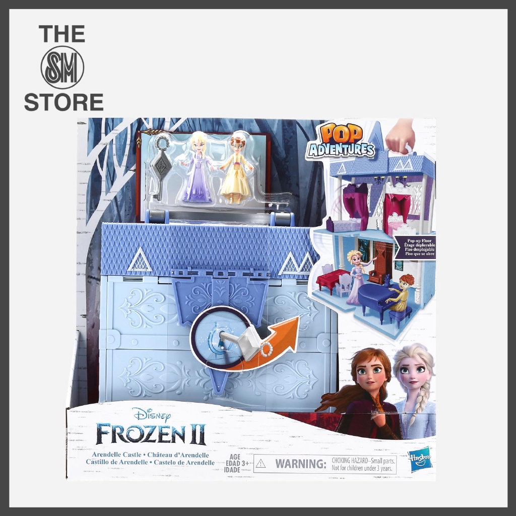 disney frozen 2 pop adventures arendelle castle playset with handle