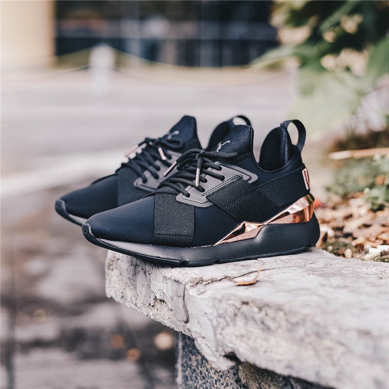 puma muse metal rose gold