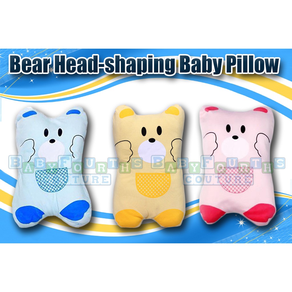 BFCM Cute Baby Bear HeadShaping Baby Pillow Shopee Philippines