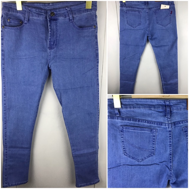 plus size light blue jeans