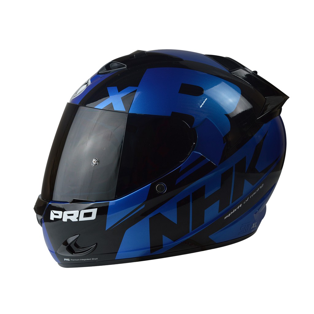  NHK HELMET  RACE PRO ZR 650 BLUE MET BLACK Shopee Philippines