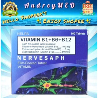 NERVESAPH  (Vitamin B-Complex) 100 Tablets