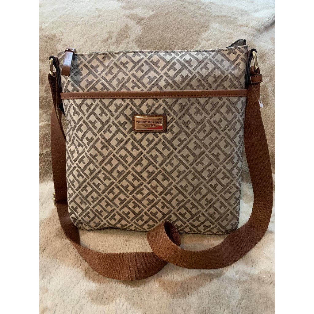 Tommy Hilfiger Crossbody Bag Brown Shopee Philippines