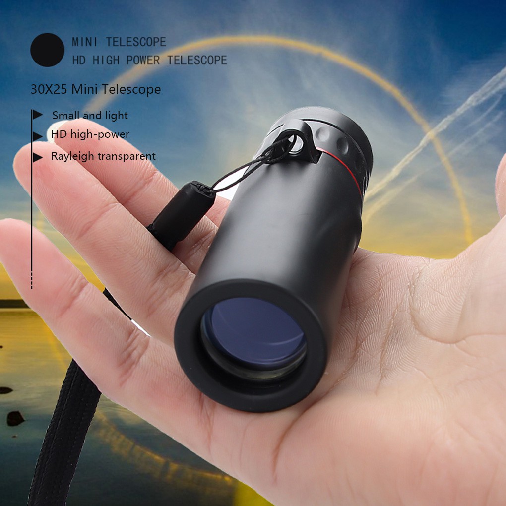 High Definition Portable Monocular Telescope 30X25 Waterproof Mini Militia Zoom 10X Scope For Travel | Shopee Philippines