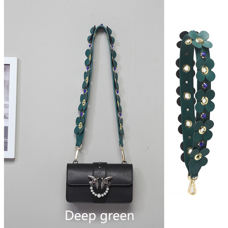 floral bag strap