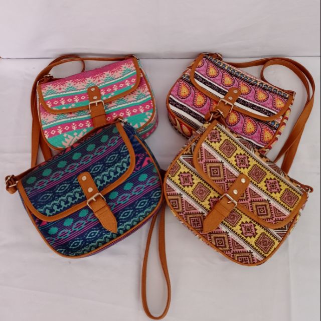 Printed Sling Bag for Women (Marikina Bag) | Shopee Philippines