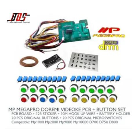 PCB Remote + Button Set For Videoke Machine MP MEGAPRO DOREM | Shopee