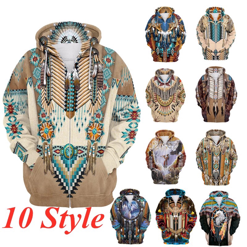 native indian fashion harajuku 3d full printed  hoodie/sweatshirt/jacket/unisex hiphop casual fit 01