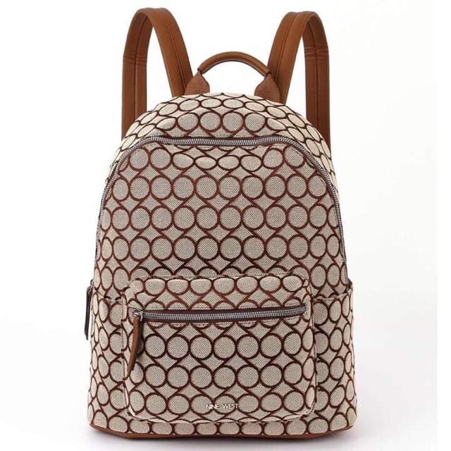 nine west backpack brown