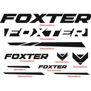 foxter bike sticker