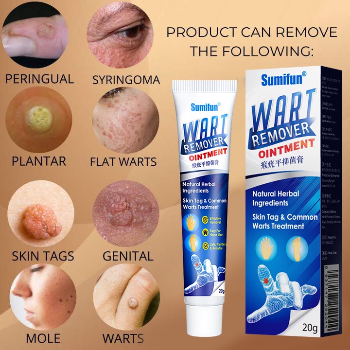 Sumifun Body Warts Remover Original Cream Skin Tag Remover Corn Plaster Antibacterial Warts