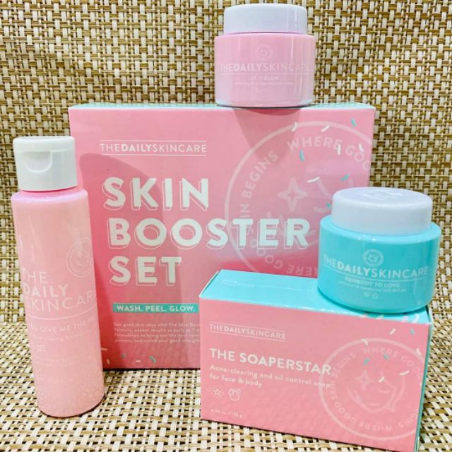 the daily skincare skin booster set