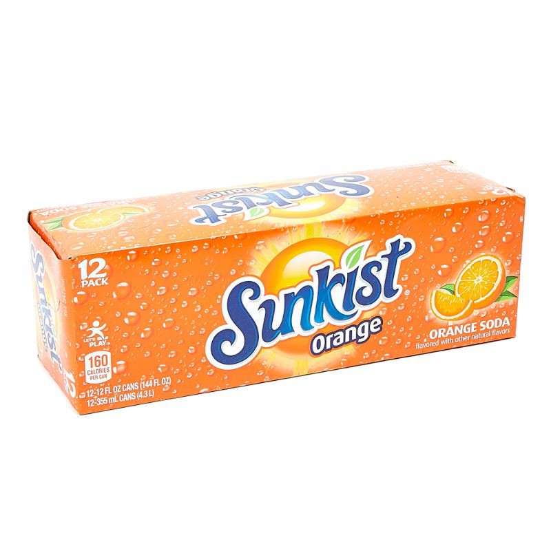 Sunkist Orange Soda - PER BOX (12cans x 355ML) | Shopee Philippines