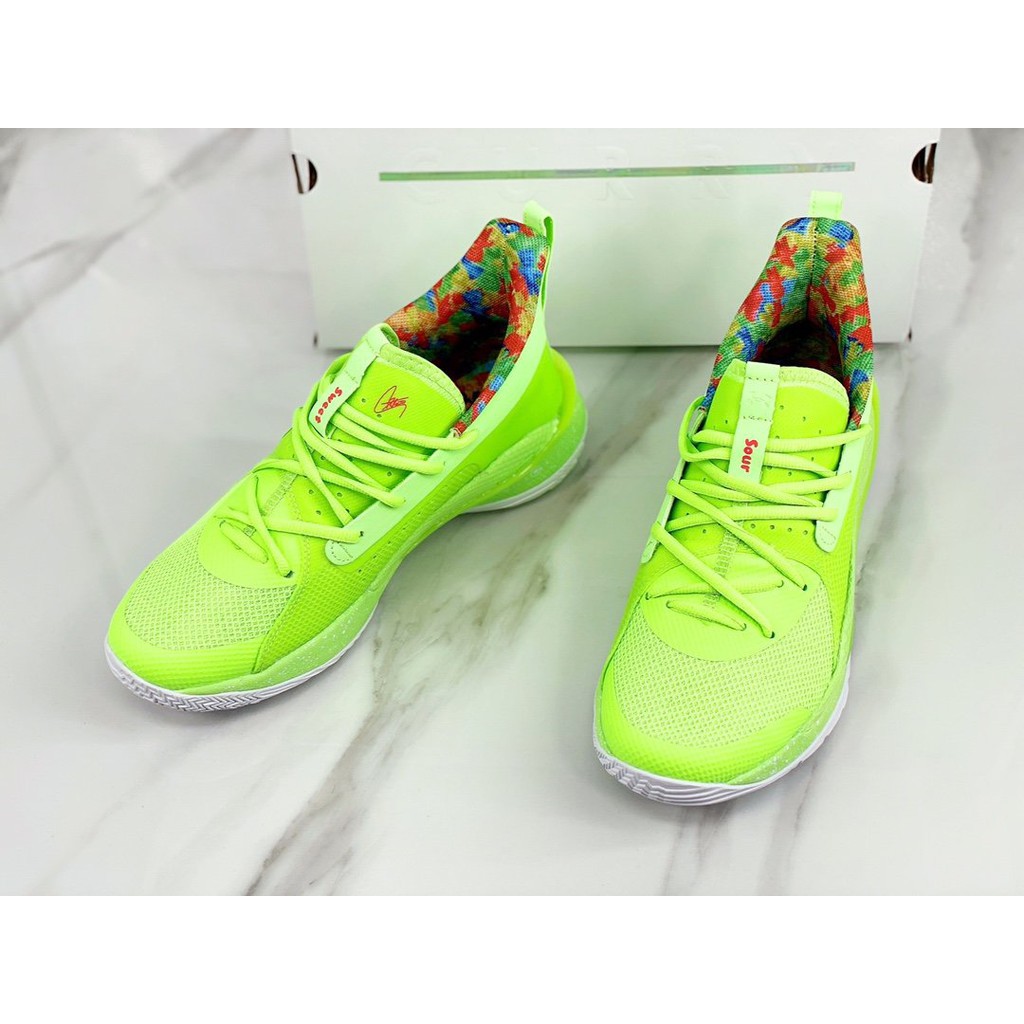 fluorescent green basketball shoes