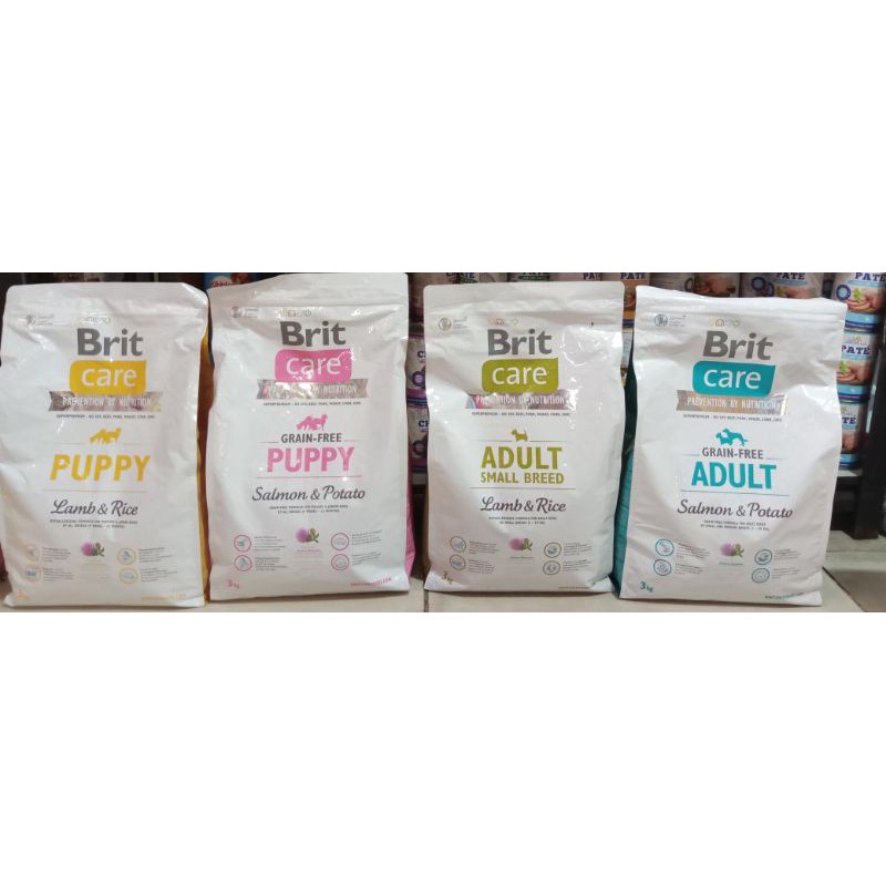 BRIT CARE DRY DOG FOOD 3KG. FOR PUPPY AND ADULT Shopee Philippines