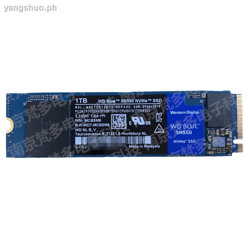 Internal Hard Drive Wd Western Digital Sn550 Wds100t2b0c 1 T Blue Plate Of Ssd Tb M 2 Nvme Shopee Philippines