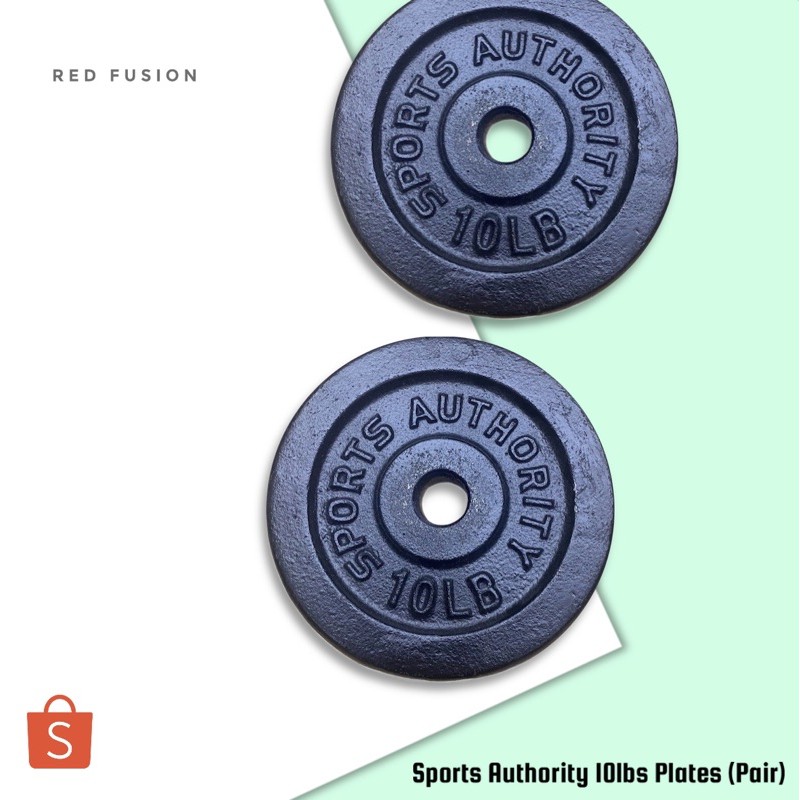 Sports Authority Plates 10LBS Plates (Pair) Shopee Philippines