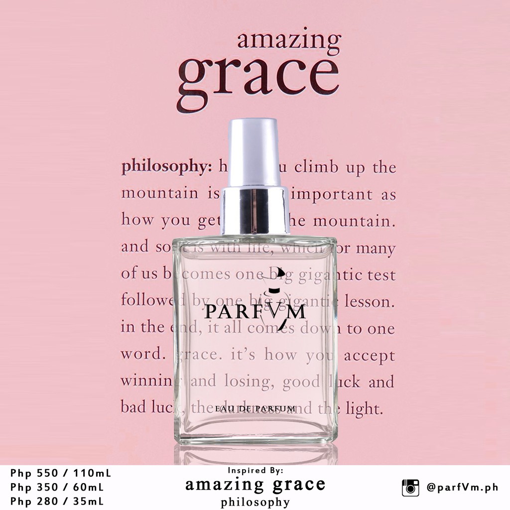 Amazing Grace by Philosophy Inspired Perfume | Shopee ...